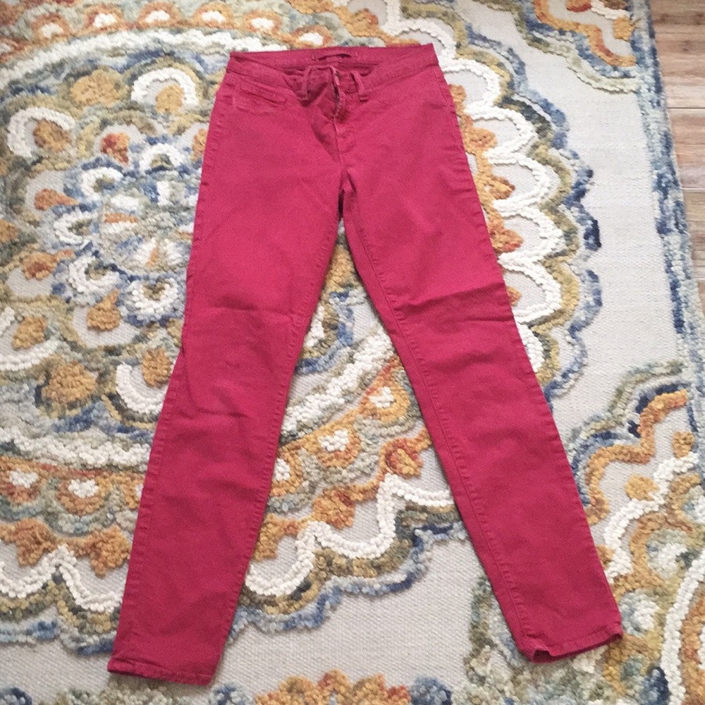 J Brand jeans. Size 27. Red.